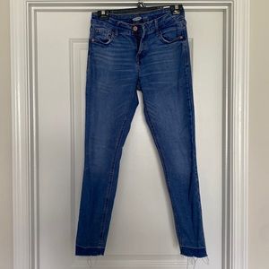 Old navy mid rise rockstar super skinny jeans size 2